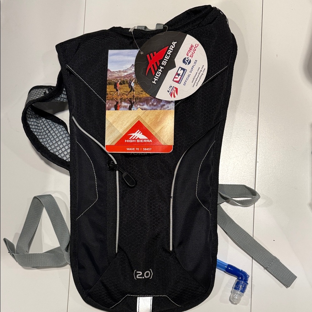 High Sierra Black Hydration Pack